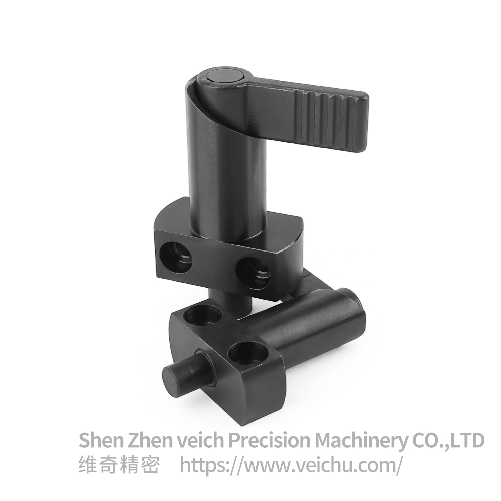 VCN226.1-A Carbon Steel L Type Handle Indexing Plunger with Flange