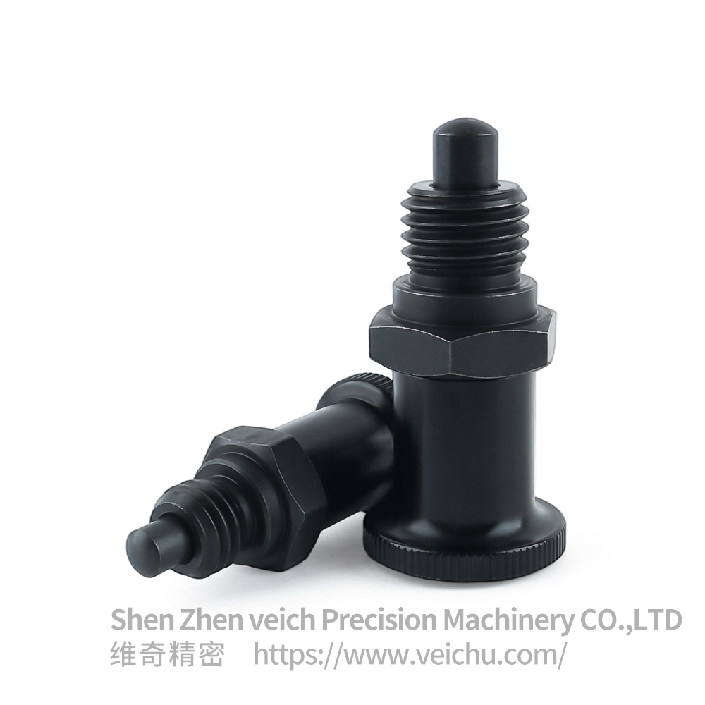 VCN215-B Carbon Steel Aluminum Knob Return Type Indexing Plunger