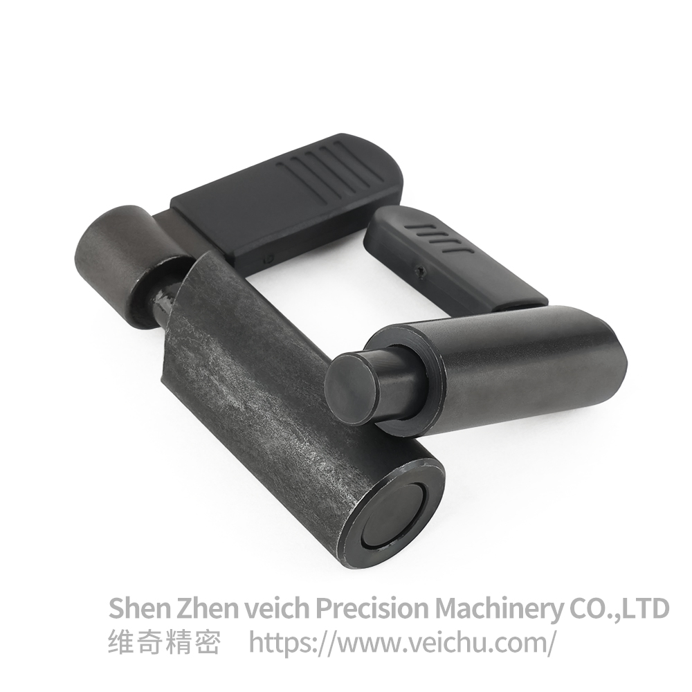 VCN228-B Carbon Steel L Type Handle Non-Threaded Indexing Plunger with Lever Cap