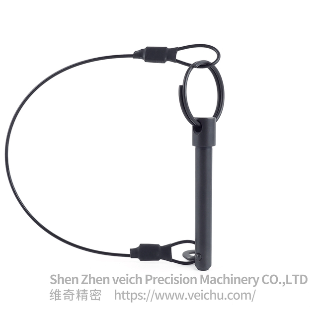  Stainless Steel Black Oxide Pull-ring Type Quick release lock pin