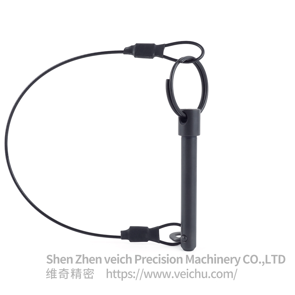  Stainless Steel Black Oxide Pull-ring Type Quick release lock pin