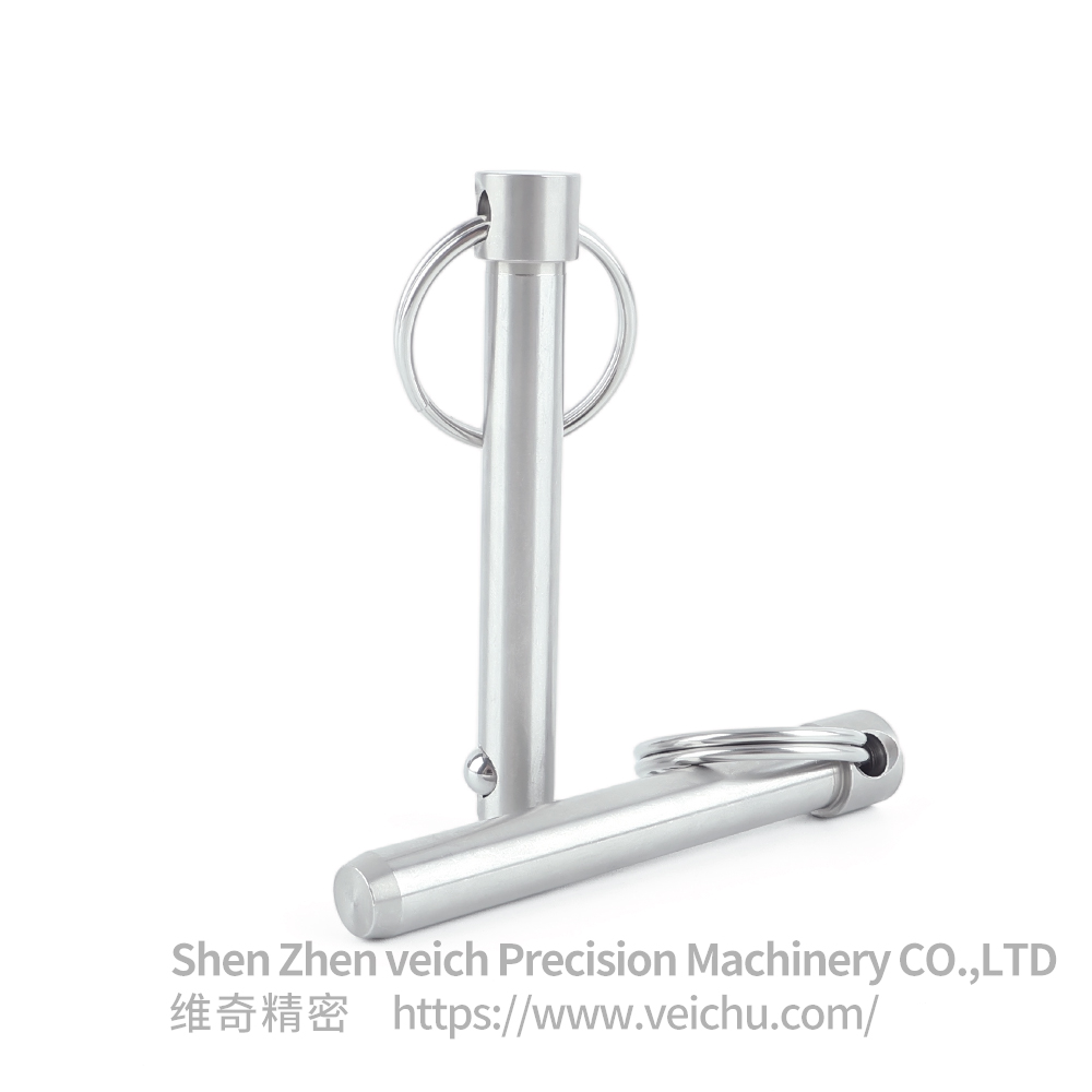  Stainless Steel Pull-ring Type Ball Lock Pin with Single Bead