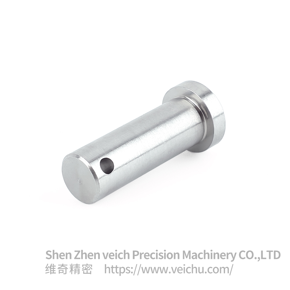 Cylindrical Flat-head Stainless Steel Custom Pins with Holes