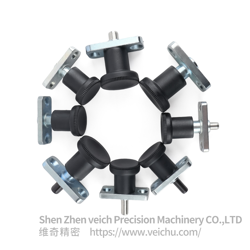 VCN232-CN Rest position Stainless Steel Spring Loaded Plunger with Flange