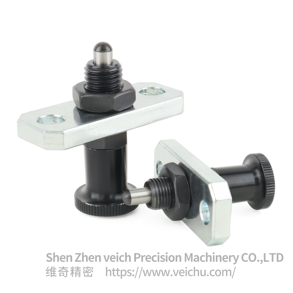 VCN242-BK Carbon Steel ReturnType Indexing Spring with Flange