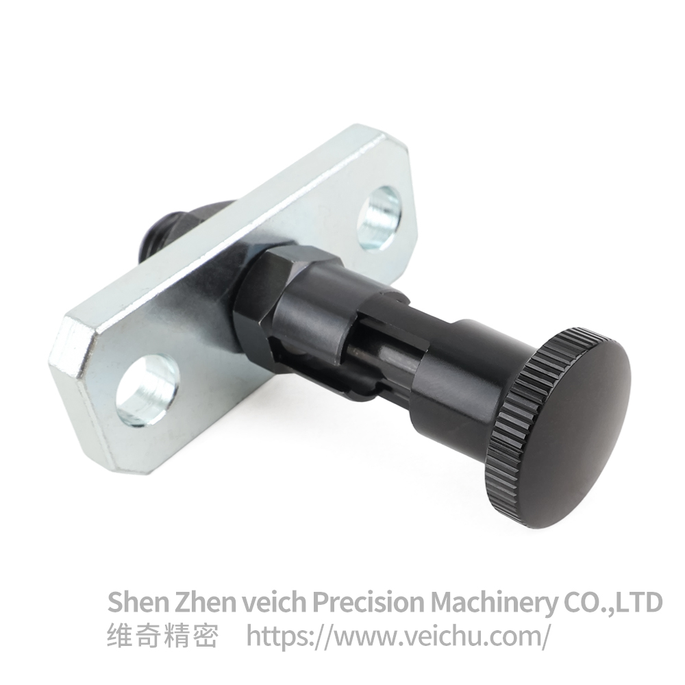 VCN242-CK Carbon Steel Rest Position Type Spring Loaded Plunger with Flange