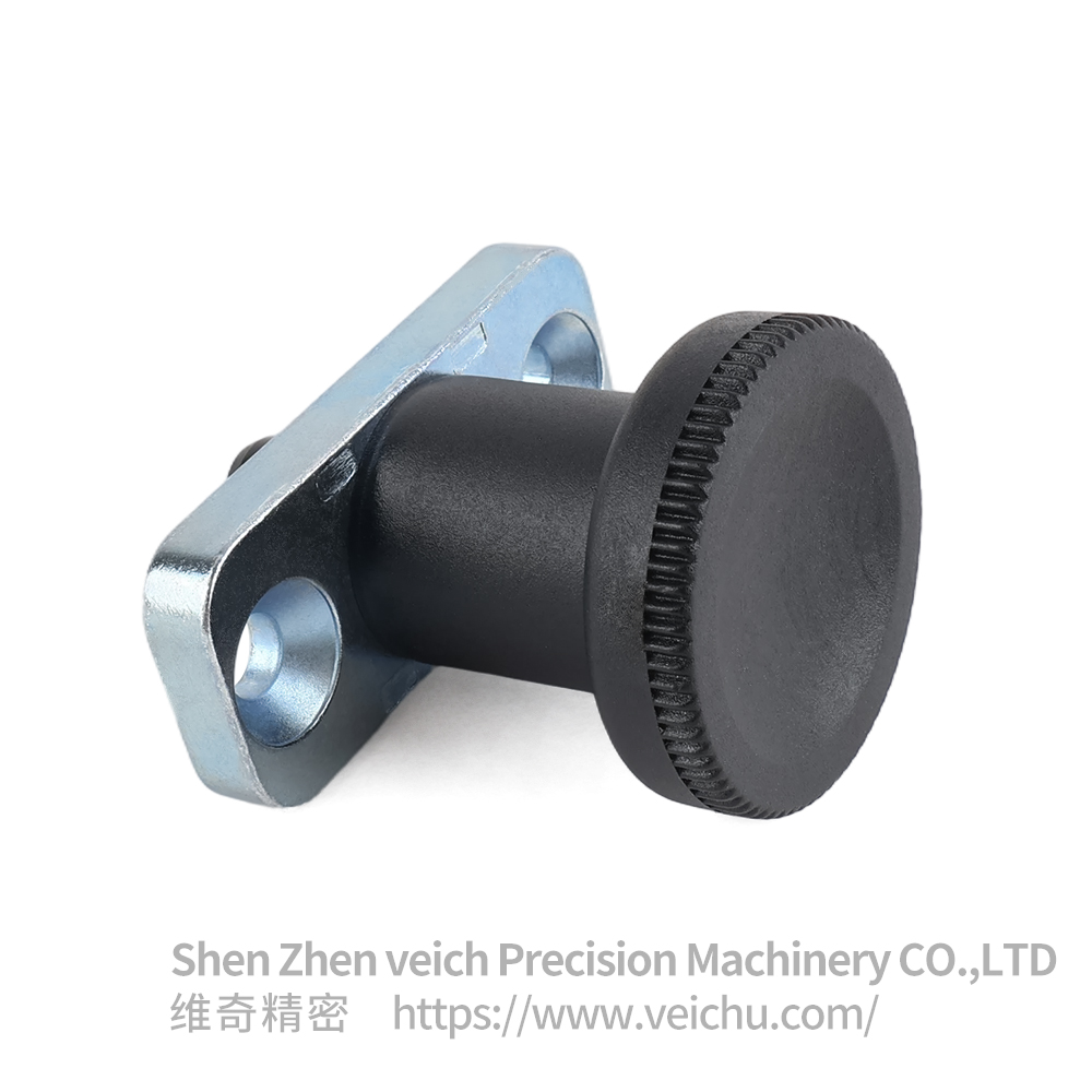 VCN232-B Return Type Carbon Steel Spring Loaded Plunger with Flange