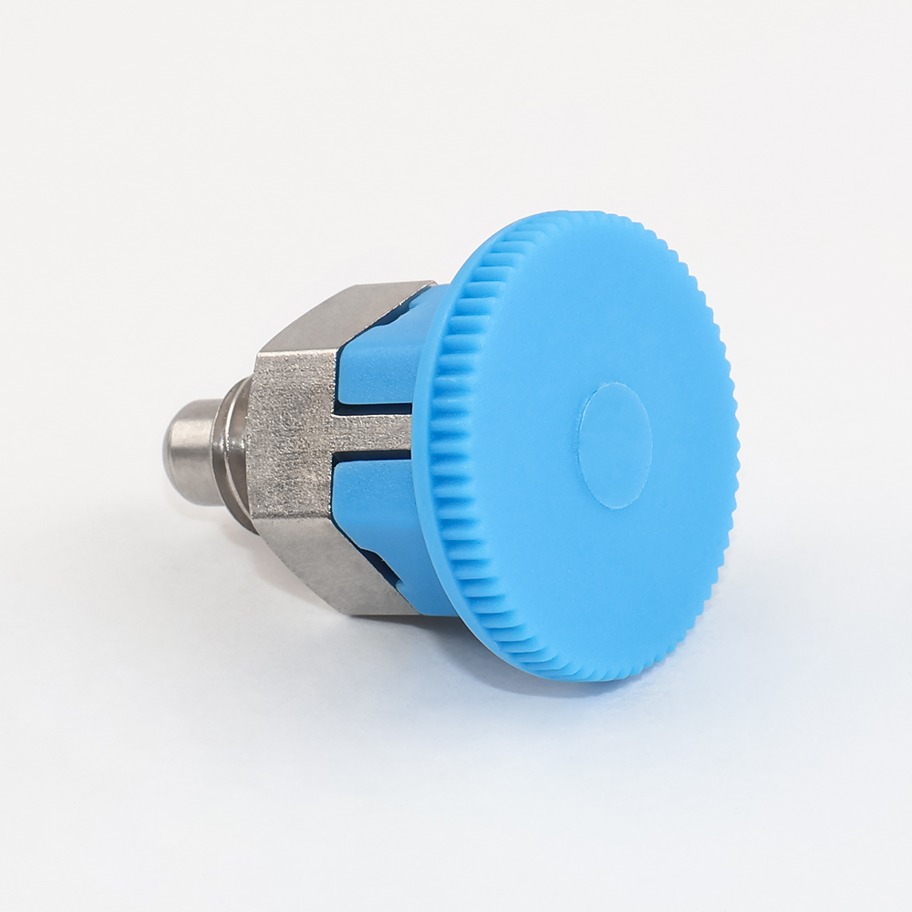 VCN213 Spring Loaded Indexing Plunger - Compact, Self-Locking Type
