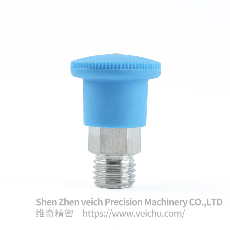 VCN218-CN /MCN Blue Handle Stainless Stee Mini Indexing Plunger