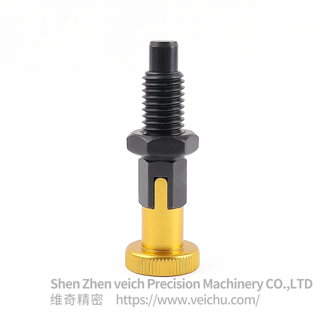 VCN217-CPK-Gold Rest Position Type Carbon Steel Indexing Plungers