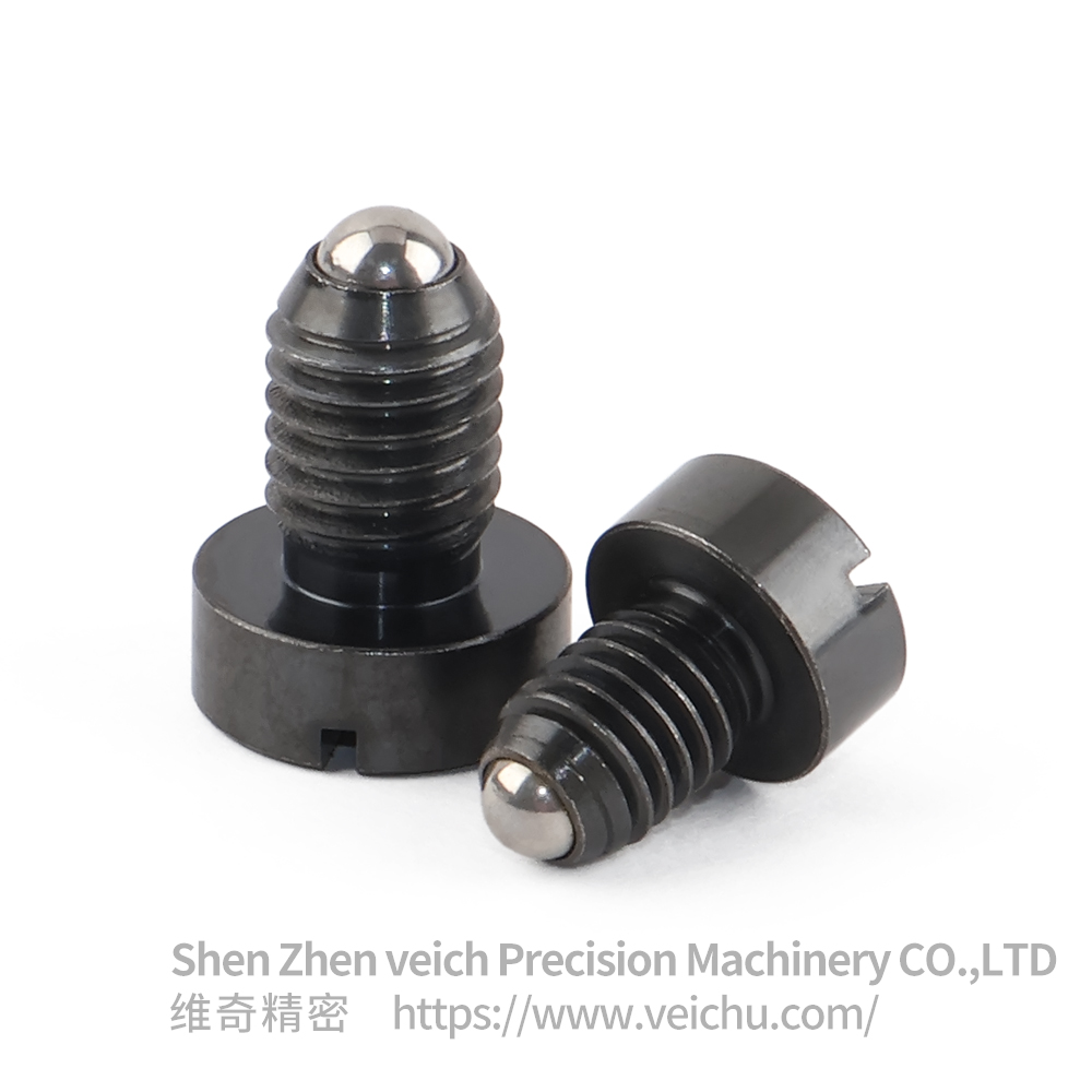 VCN417-ST Carbon Steel Ball Plunger with Single Slot