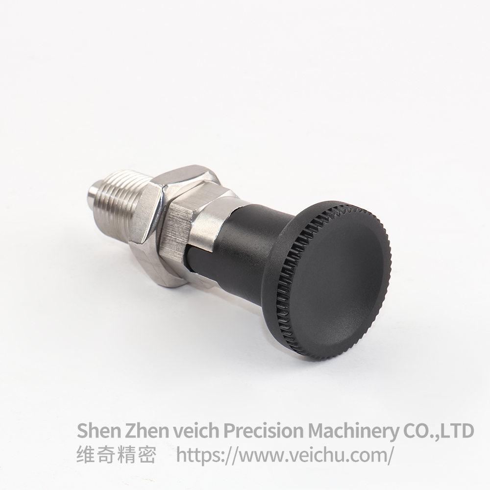 VCN220-CNK Nylon Knob Dowel Spring Loaded Plunger
