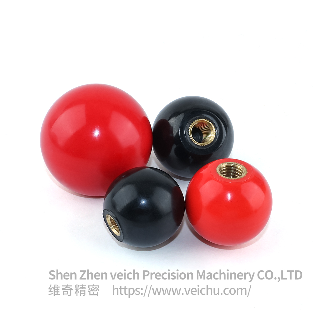 VCN910 Black Bakelite Ball Knob