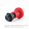 VCN216-CK-Red Carbon Steel Plastic Knob Sring plunger