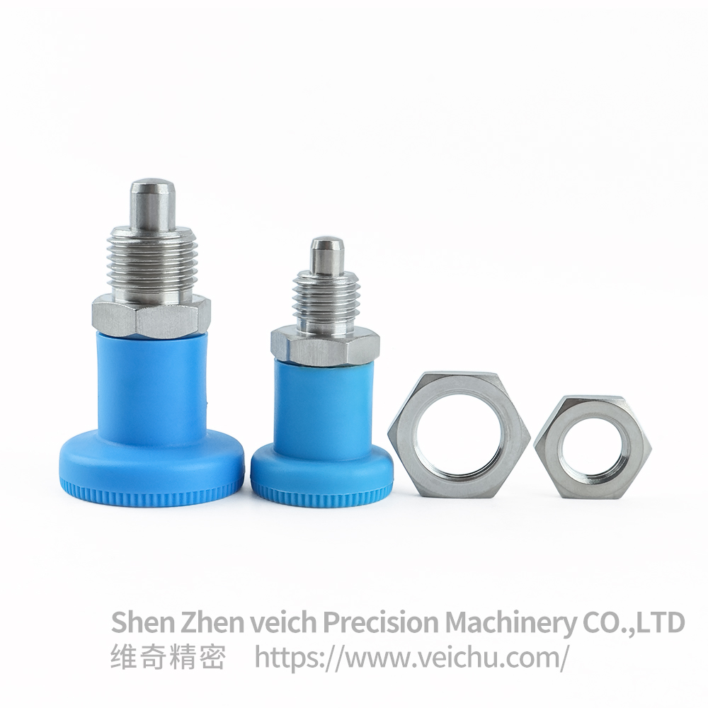 VCN216-BNK-Blue Stainless Steel Spring Loaded Plunger