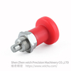 VCN216-BNK-Red Nylon Knob Precision Spring Plunger