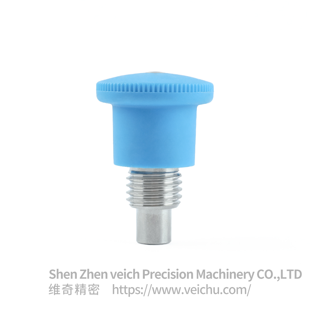 VCN218-BN /MBN Blue Handle Stainless Steel Mini Indexing Plunger