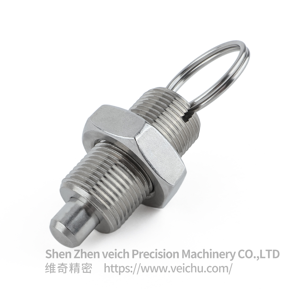 VCN236-LNK Stainless Steel Pull Ring Indexing Plunger