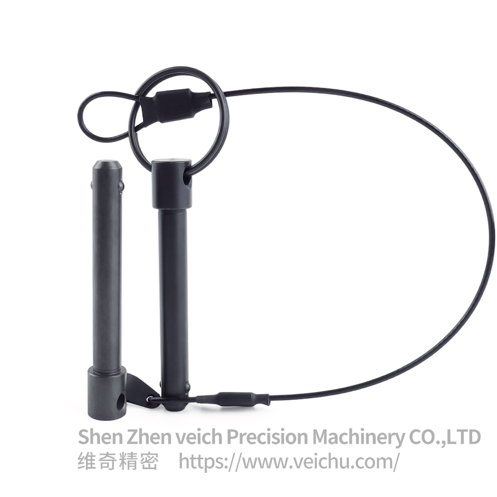  Stainless Steel Black Oxide Pull-ring Type Quick release lock pin