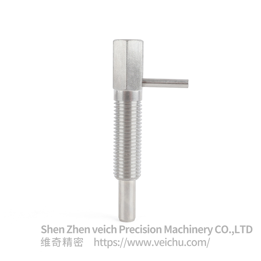 VCN233-CN Stainless Steel L-handle Type Spring Loaded Plunger
