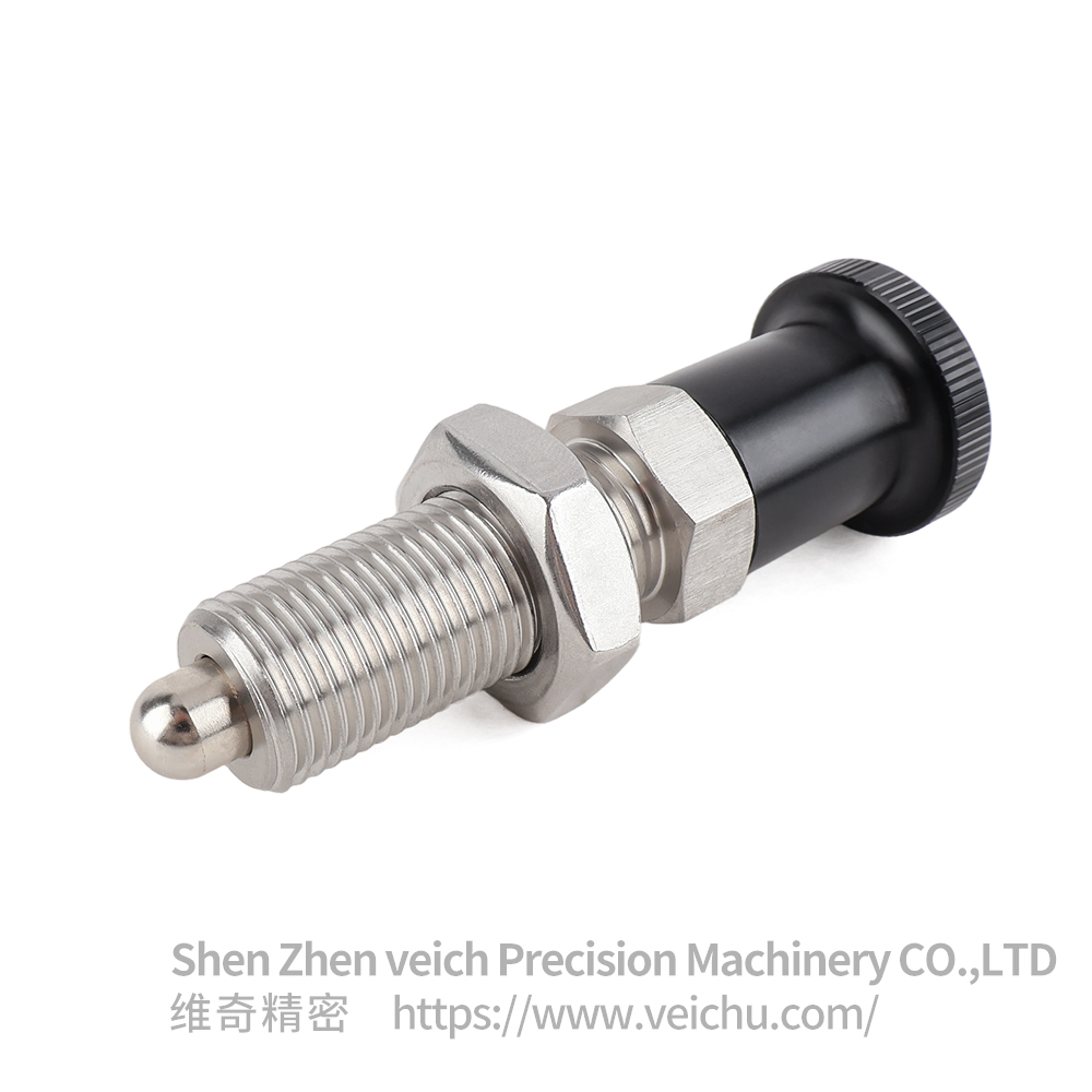 VCN212-BNK Stainless Steel Aluminum Knob Hand-Retractable Plungers