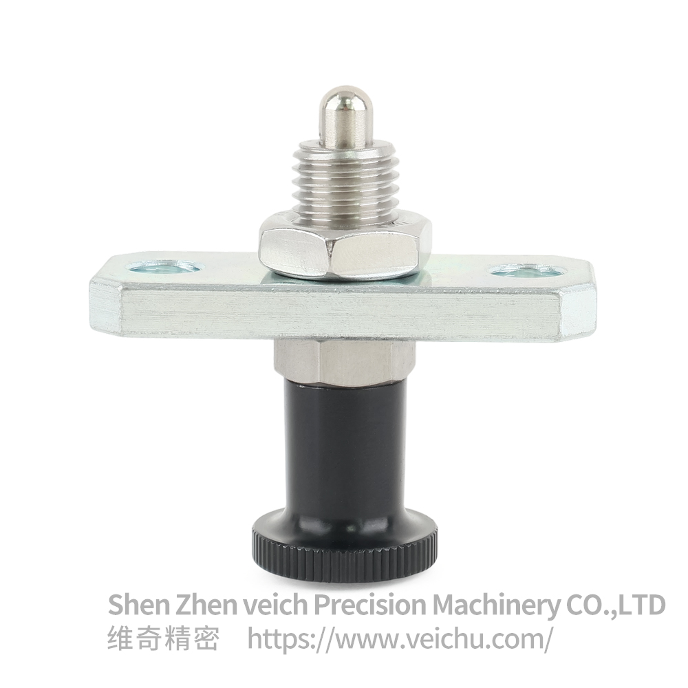 VCN242-BNK Stainless Steel Return type Spring Loaded Plunger with Flange