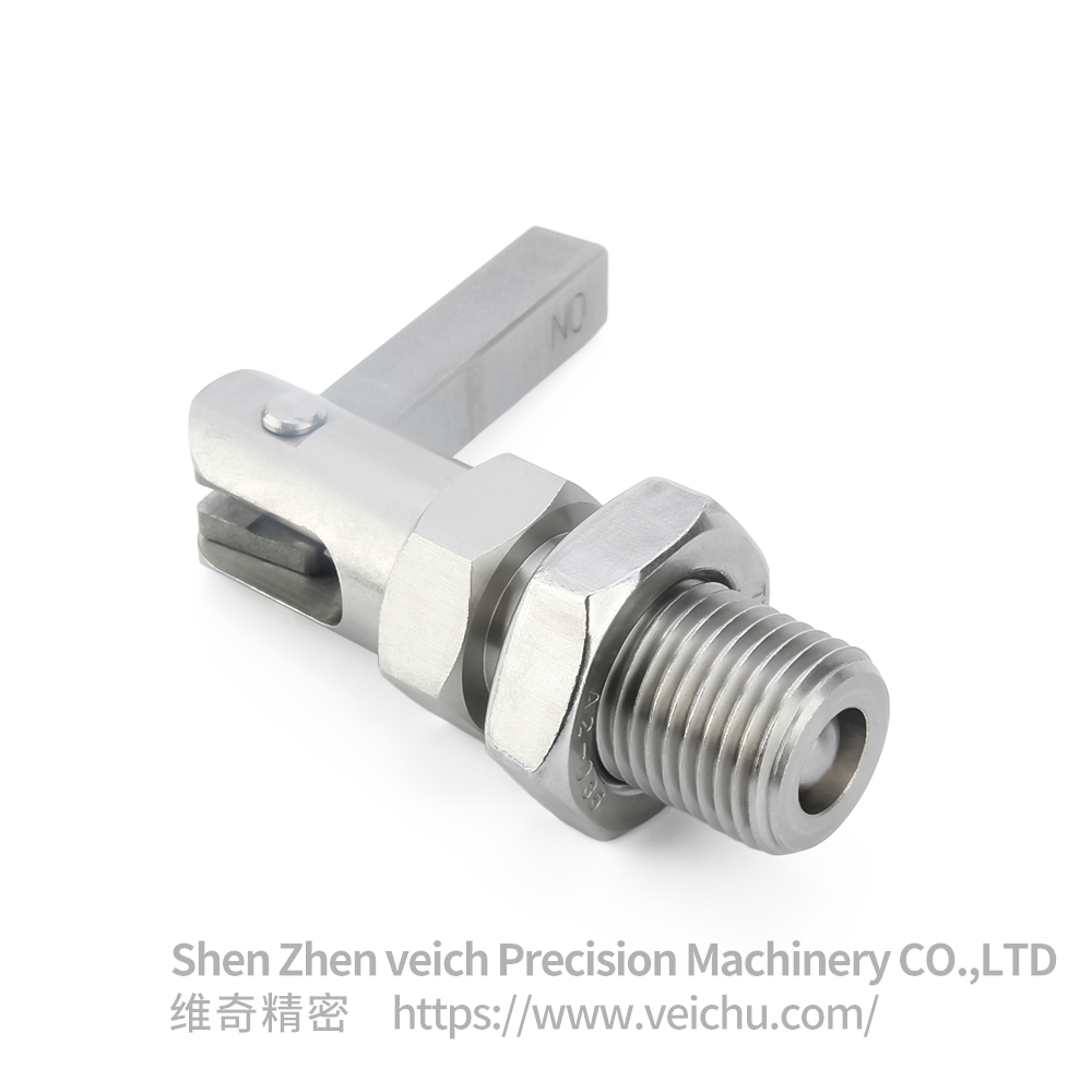 VCN248-CNK/MCNK Weldable L-Handle Stainless Steel Spring Index Plunger