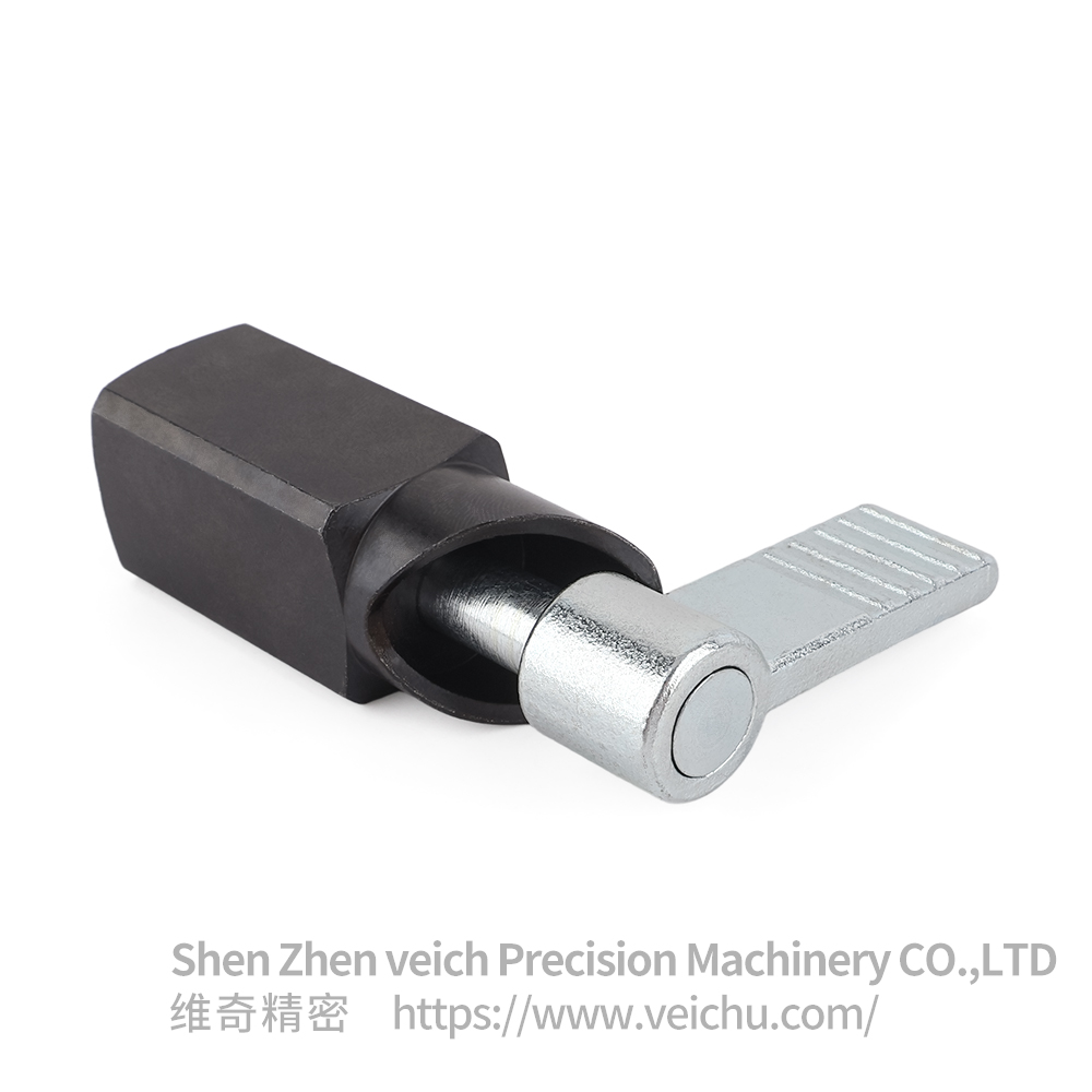 VCN256-AK Weldable L-Handle Carbon Steel Spring Latch Pin