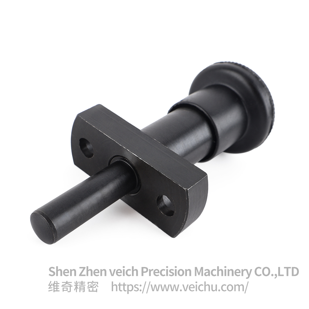 VCN249-B Carbon Steel Return Type Flanged Pull Ring Indexing Plunger