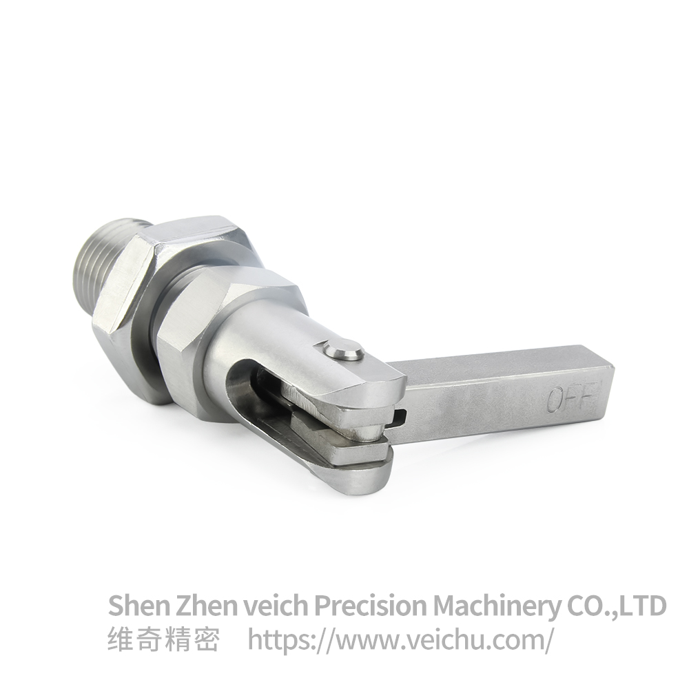 VCN248-CNK/MCNK Weldable L-Handle Stainless Steel Spring Index Plunger