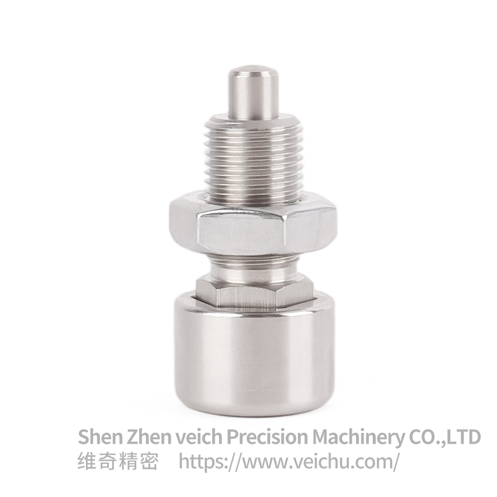 VCN251-CSK All Stainless Steel Rest Position Type Button Index Plunger with Nut