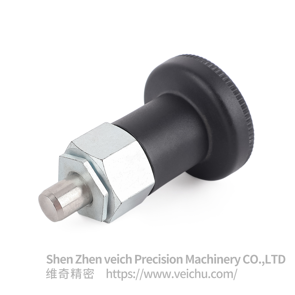 VCN255-B-Carbon Steel Nylon6 Knob Hexagonal Index Plunger