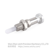 VCN253-YJ-Round Head Stainless Steel Long Style Indexing Plunger with Nylon 6 Pin
