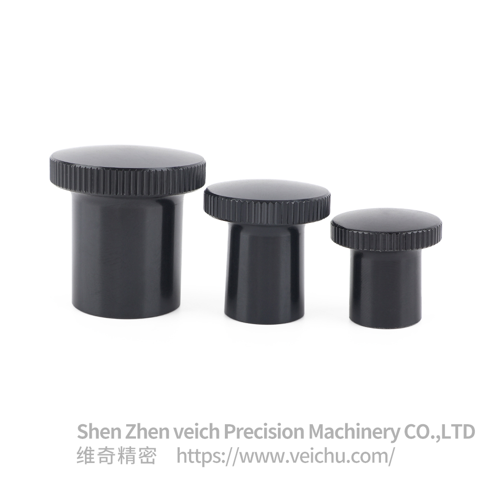 VCN245.1 Aluminum Knurled Knob Index Plunger Knob