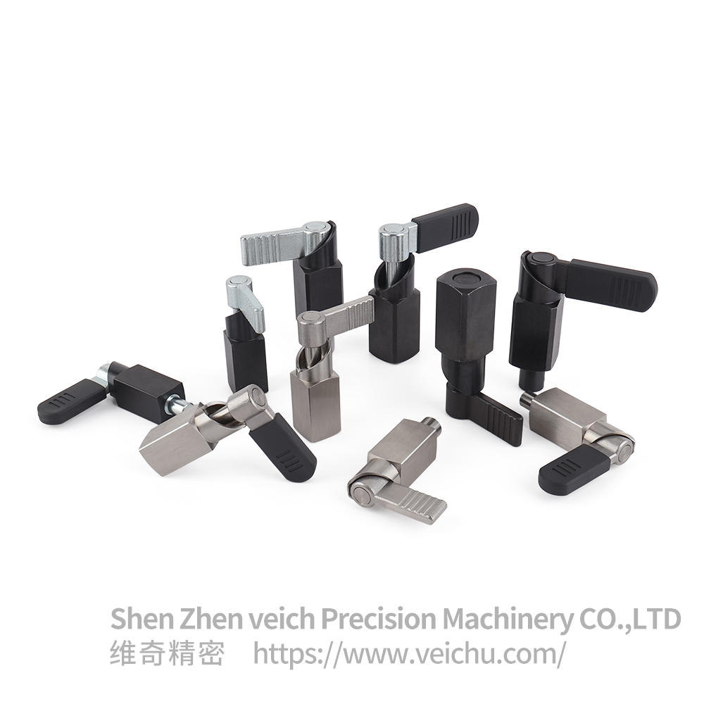 VCN256-ANK Weldable L-Handle Stainless Steel Spring Index Plunger