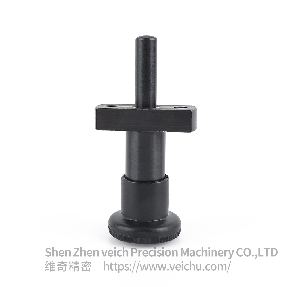 VCN249-B Carbon Steel Return Type Flanged Pull Ring Indexing Plunger