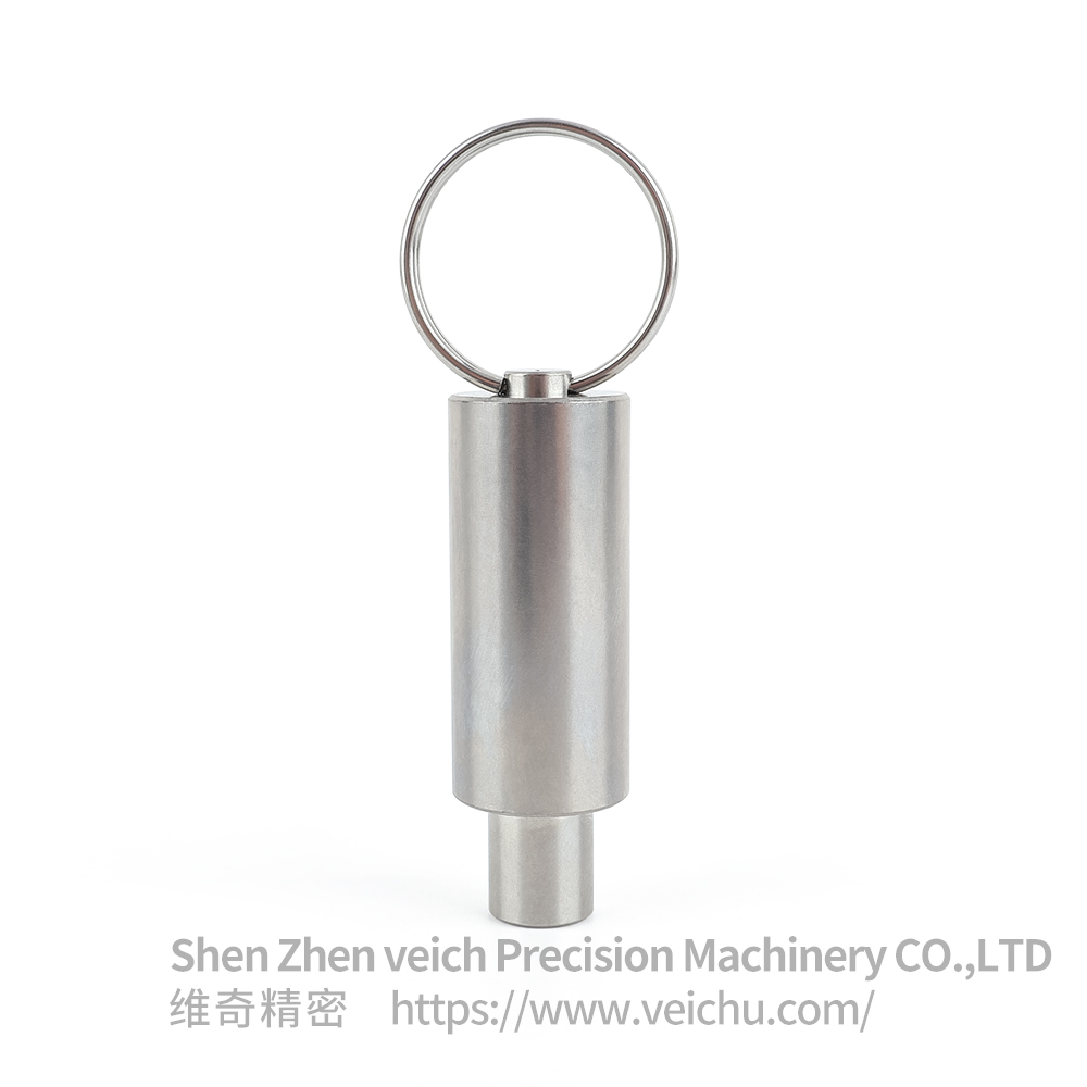 VCN237-LN Stainless Steel Pull Ring Threadless Index Pin Index Plunger 