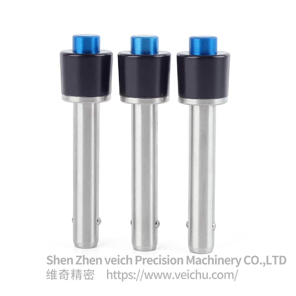Customized Blue Button-type Stainless Steel Quick-release Pin
