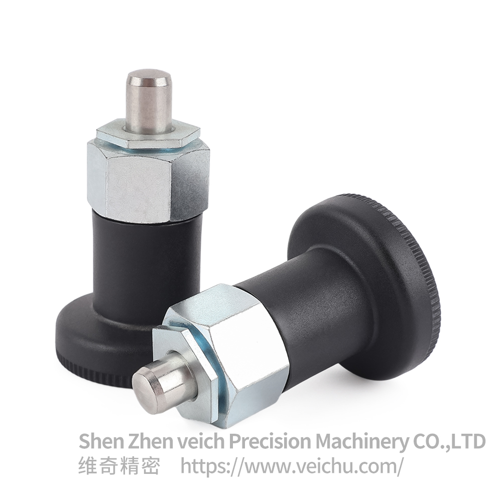 VCN255-B-Carbon Steel Nylon6 Knob Hexagonal Index Plunger