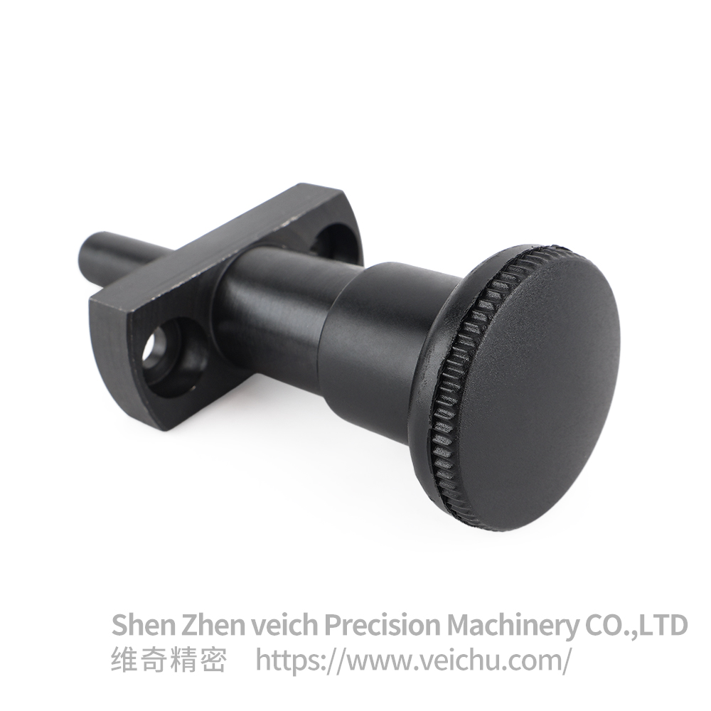 VCN249-B Carbon Steel Return Type Flanged Pull Ring Indexing Plunger
