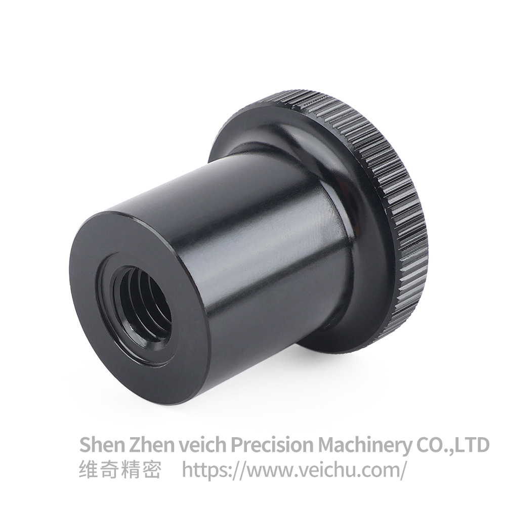 VCN245.1 Aluminum Knurled Knob Index Plunger Knob