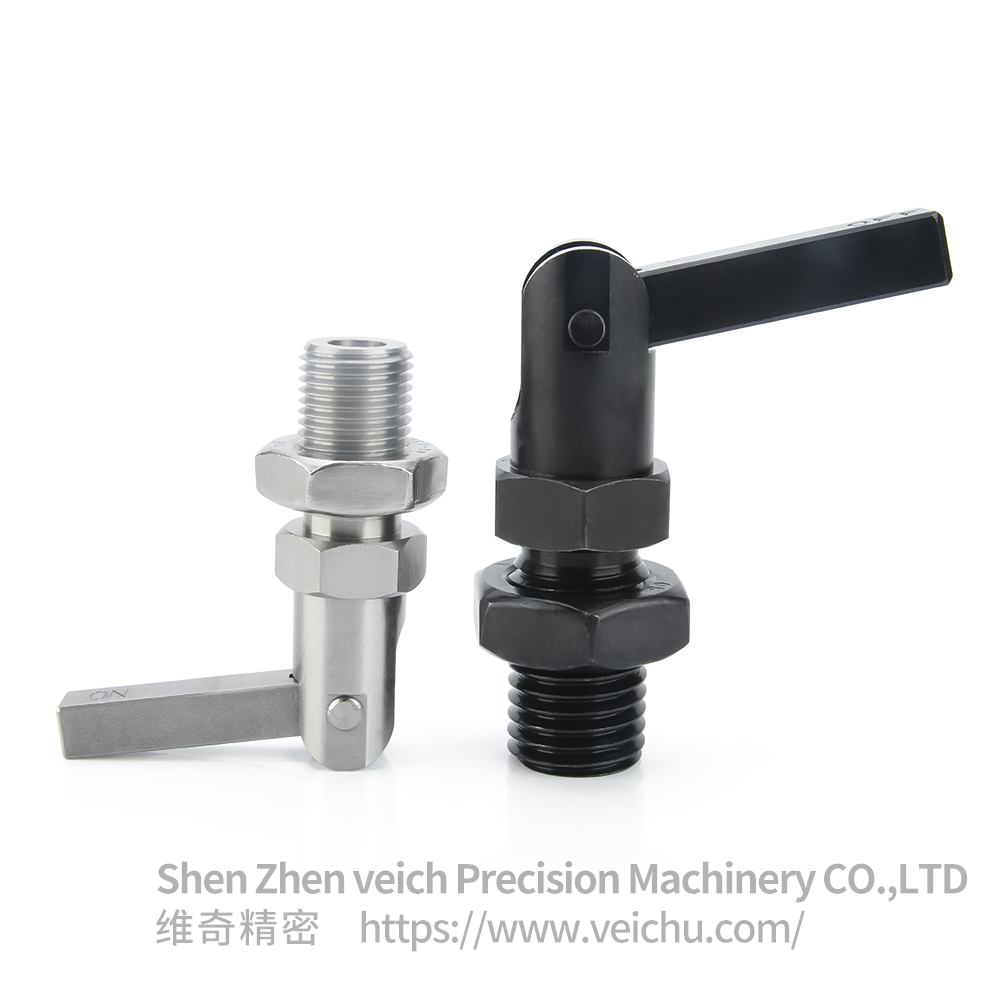 VCN248-CNK/MCNK Weldable L-Handle Stainless Steel Spring Index Plunger