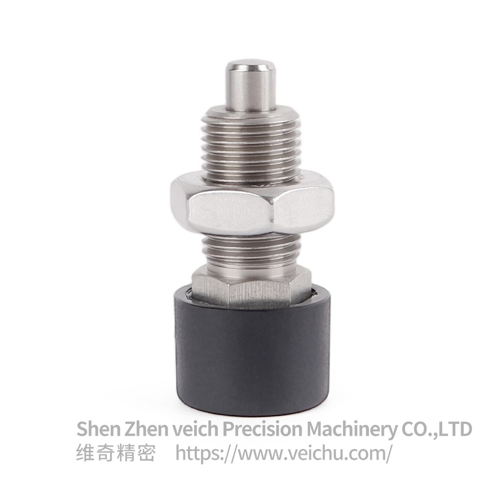 VCN251-CNK Stainless Steel Nylon6 Knob Rest Position Type Button Index Plunger with Nut