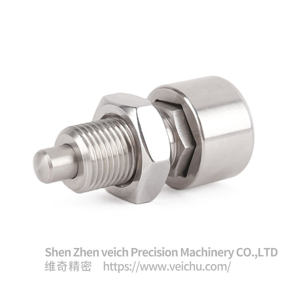 VCN251-CSK All Stainless Steel Rest Position Type Button Index Plunger with Nut