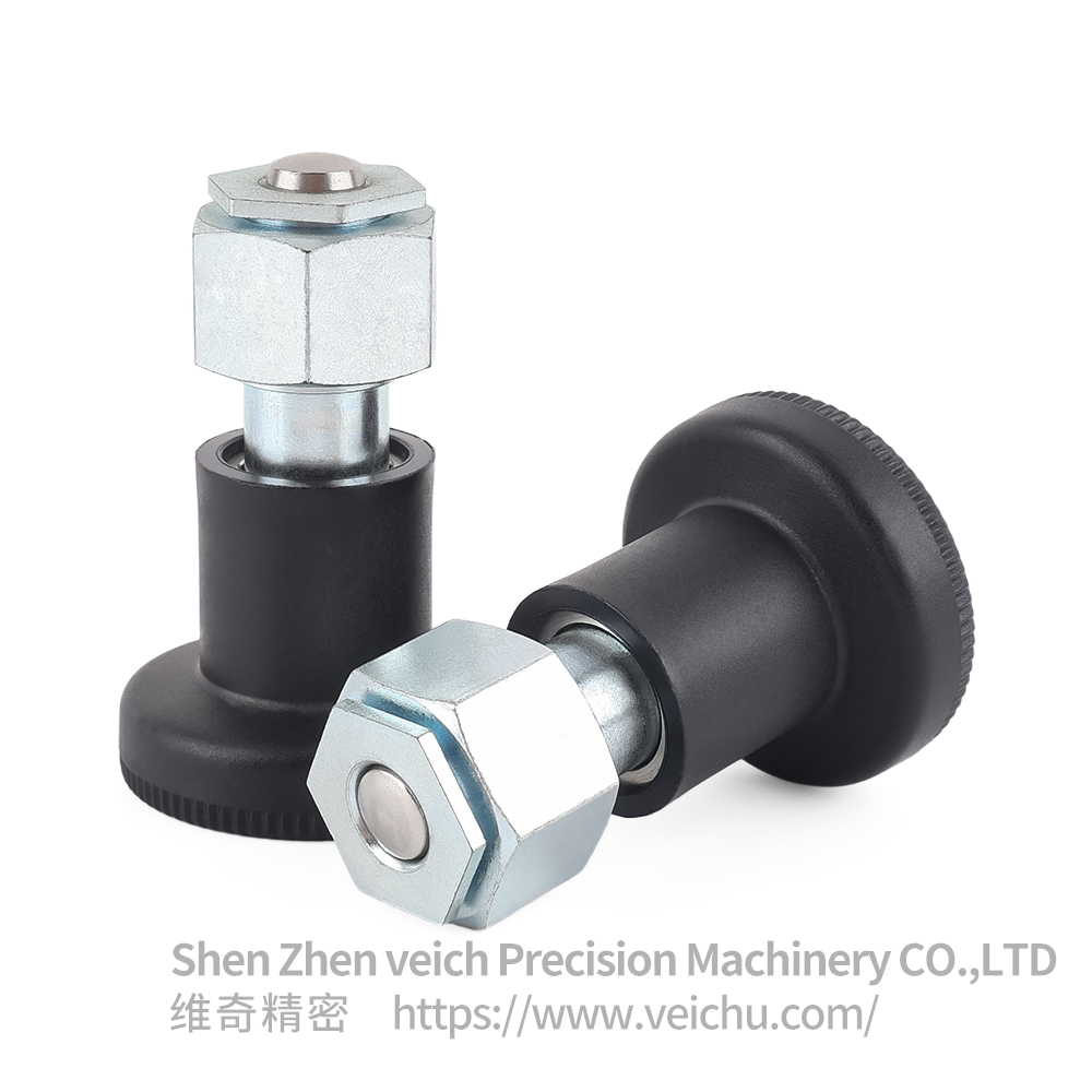VCN255-C-Rest Position Type Carbon Steel Nylon6 Knob Hexagonal Index Plunger