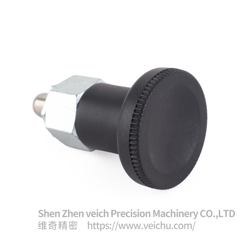 VCN255-B-Carbon Steel Nylon6 Knob Hexagonal Index Plunger