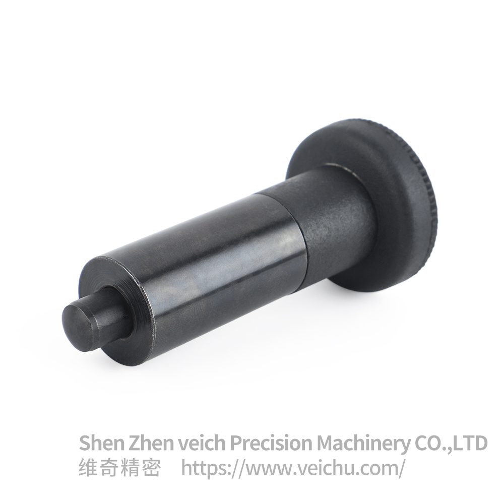VCN229-B-Black Plastic Knob Carbon Steel Indexing Spring Plunger Mold Auxiliary Components