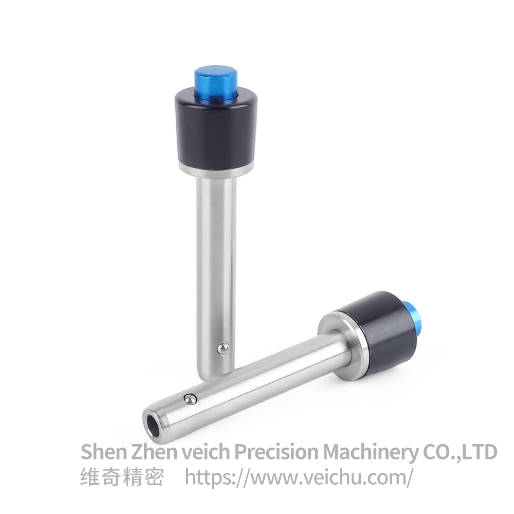 Customized Blue Button-type Stainless Steel Quick-release Pin