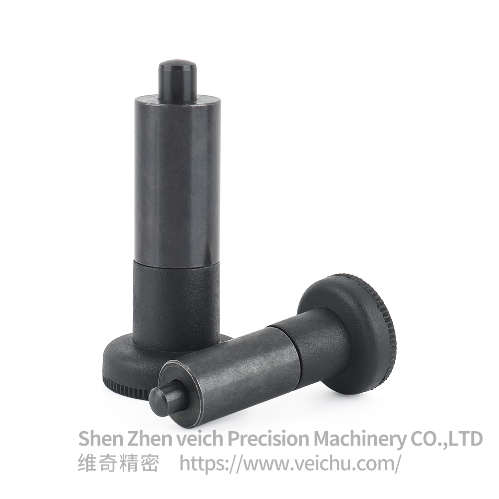VCN229-B-Black Plastic Knob Carbon Steel Indexing Spring Plunger Mold Auxiliary Components