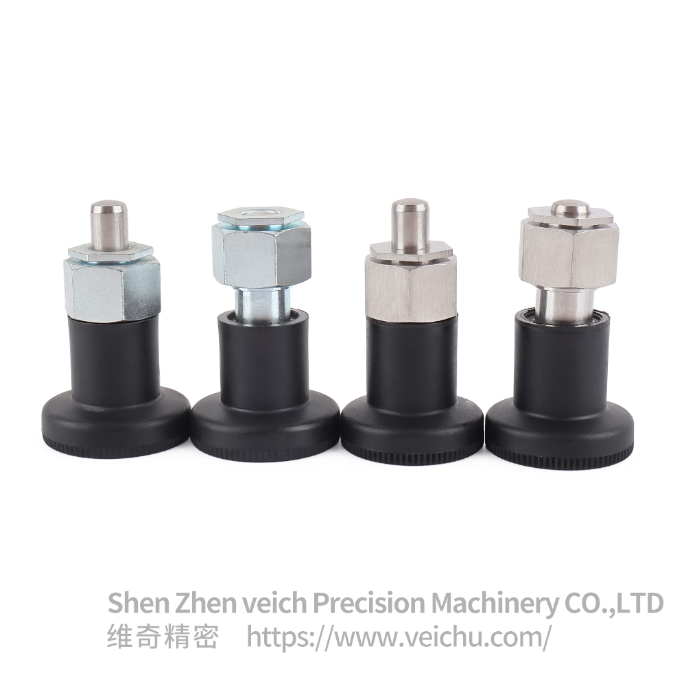 VCN255-CN-Stainless Steel Rest Position Hexagonal Index Plunger with Nylon6 Knob